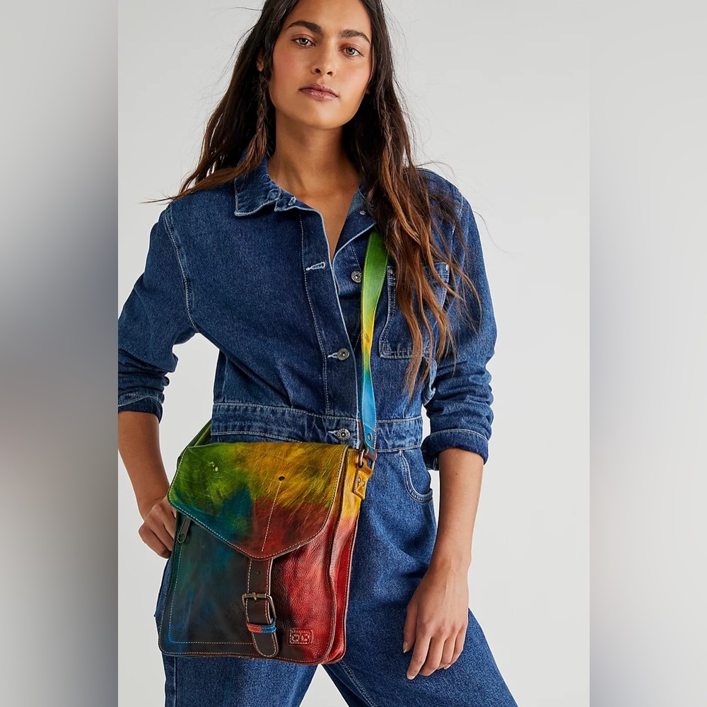 BED|STU Multicolor Leather Crossbody Bag